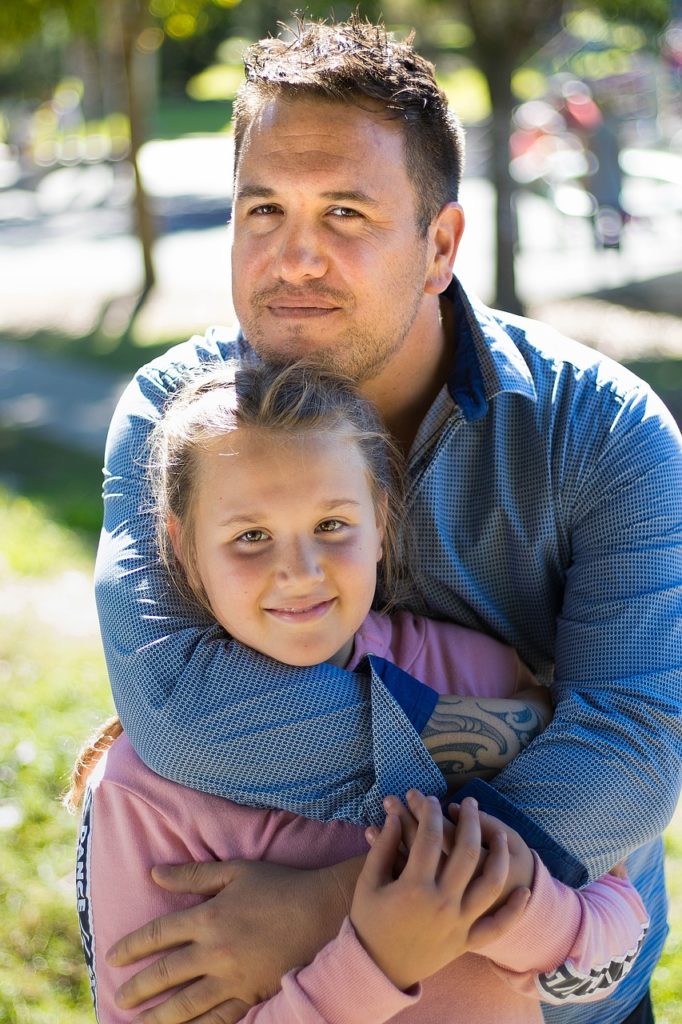 father and daughter, father, daughter